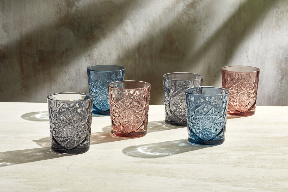 Libby Gilbraltor Dusky Blue, Iced Tea Glasses, Set of 4 – Frances Virginia  Designs