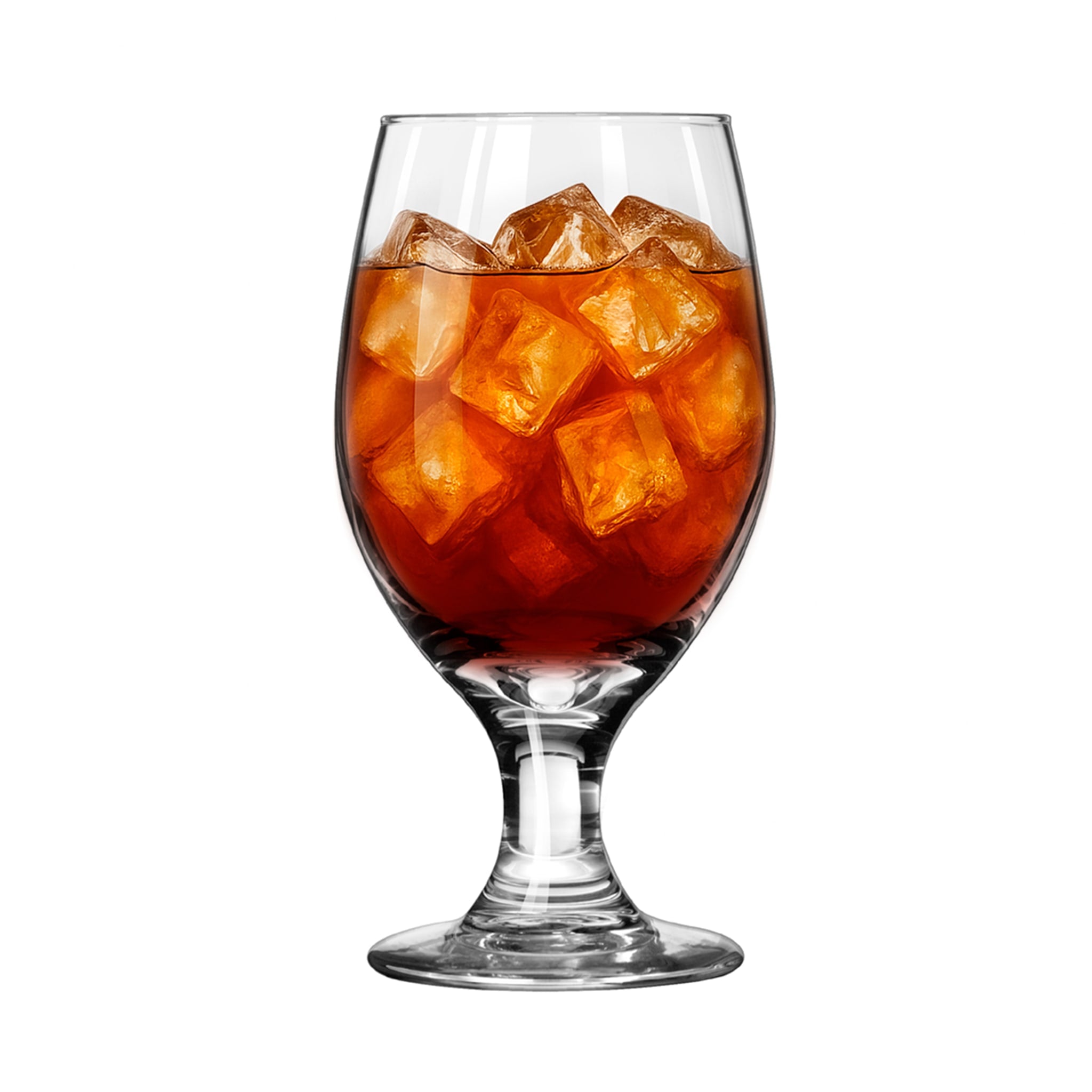 Libbey Perception Banquet Goblet Glasses, 14 ounce, Set of 12