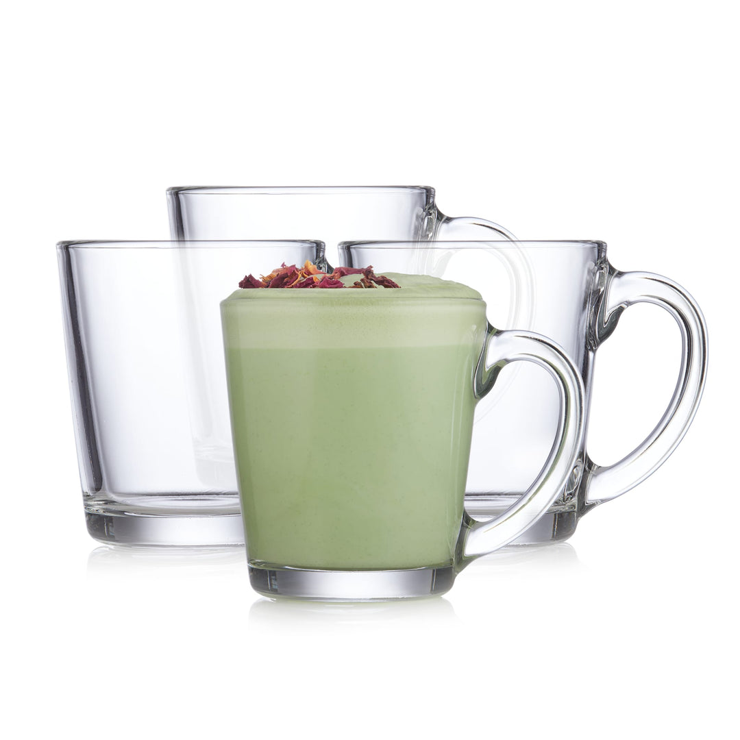 Glass mug is a versatile choice for warm beverages including coffee, tea, lattes and more