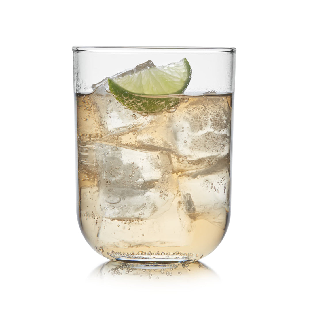 Sophisticated and versatile set of 8 double old-fashioned glasses are perfect for styling a wide range of cocktails -- eight 15-ounce rocks glasses