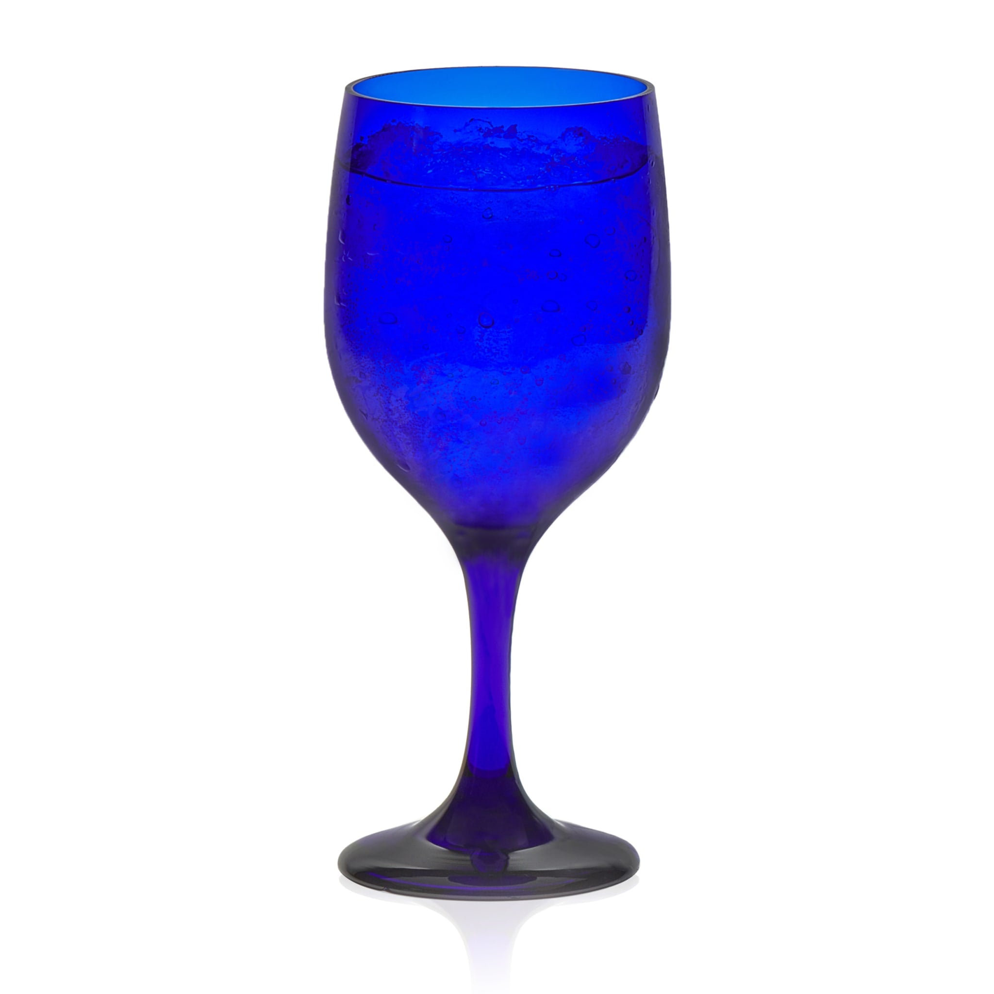 Set of 6 1980s Cobalt Blue Libbey Wine Glasses, store Large Cocktail Glasses, Wine Lovers Gift, Anniversary Gift for Parents, New Couple Gift