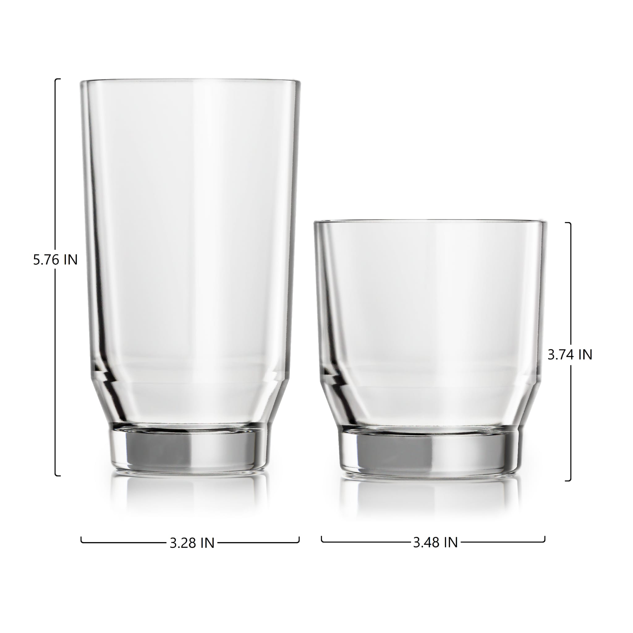 Libbey Merida 8 Piece Tumbler and Rocks Glass Set – Libbey Shop