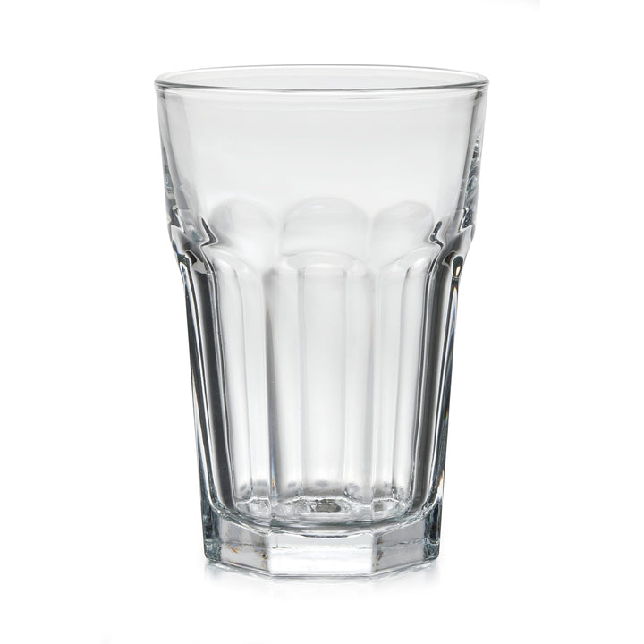 14-ounce capacity is perfect for juice, water, iced tea, milk, or cocktails.