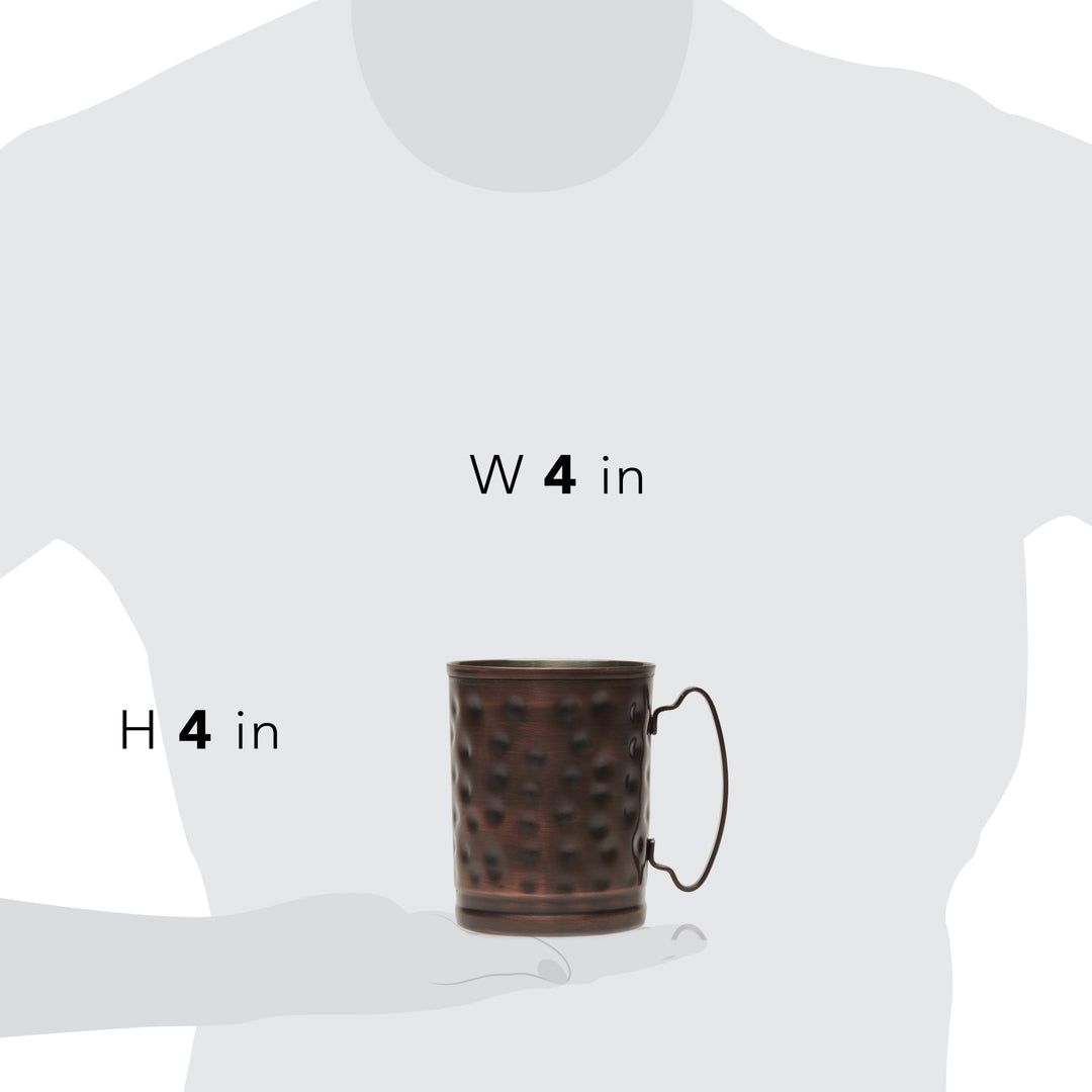 Copper cups are great for keeping drinks, like iced tea and water, colder for longer