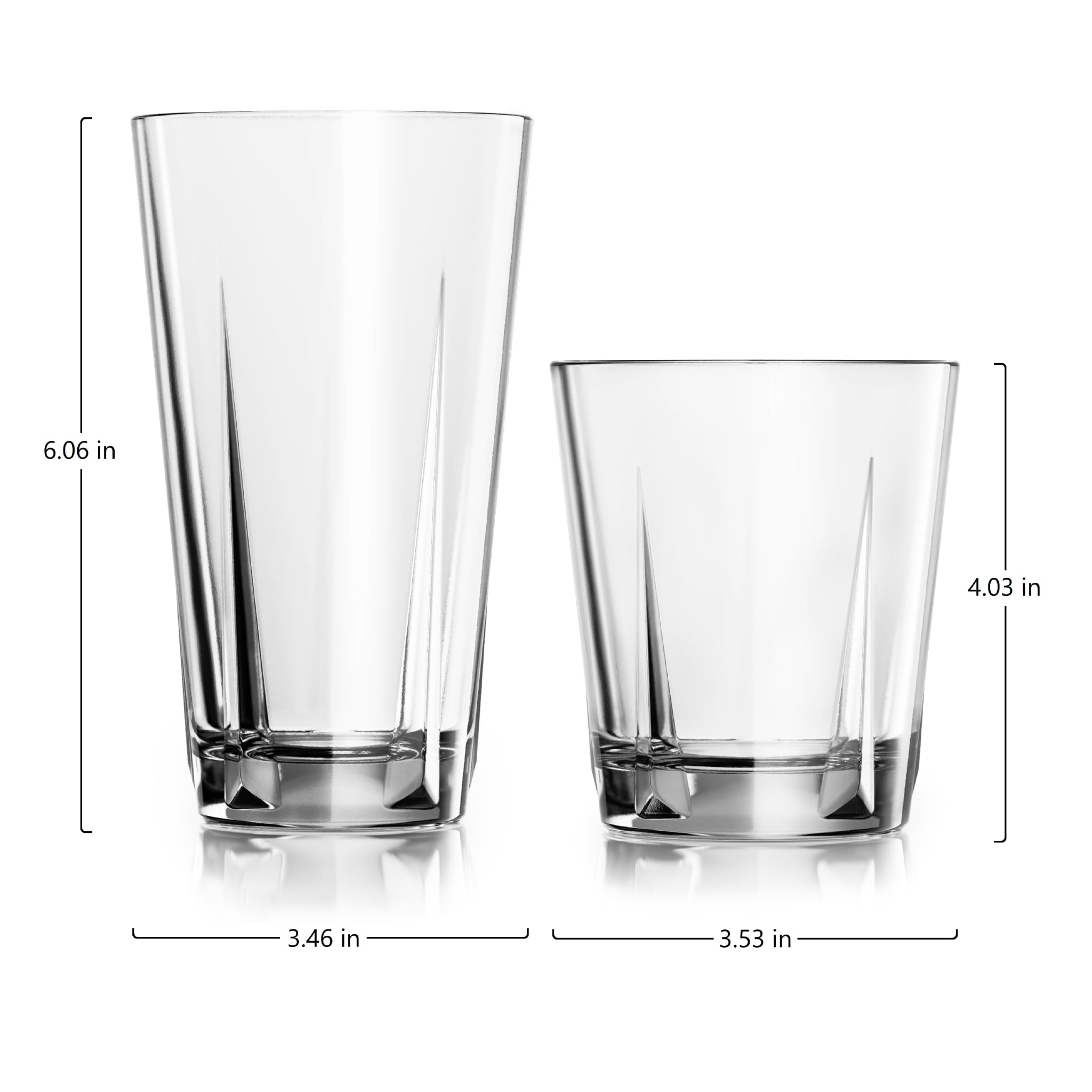 Libbey Monterrey 8 Piece Tumbler and Rocks Glass Set – Libbey Shop