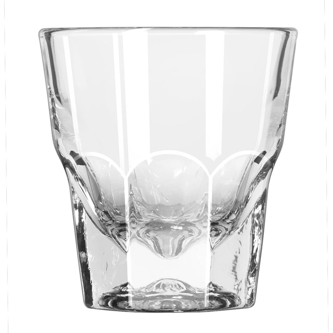 Iconic Gibraltar faceted design with a heavy base adds timeless style and stability.