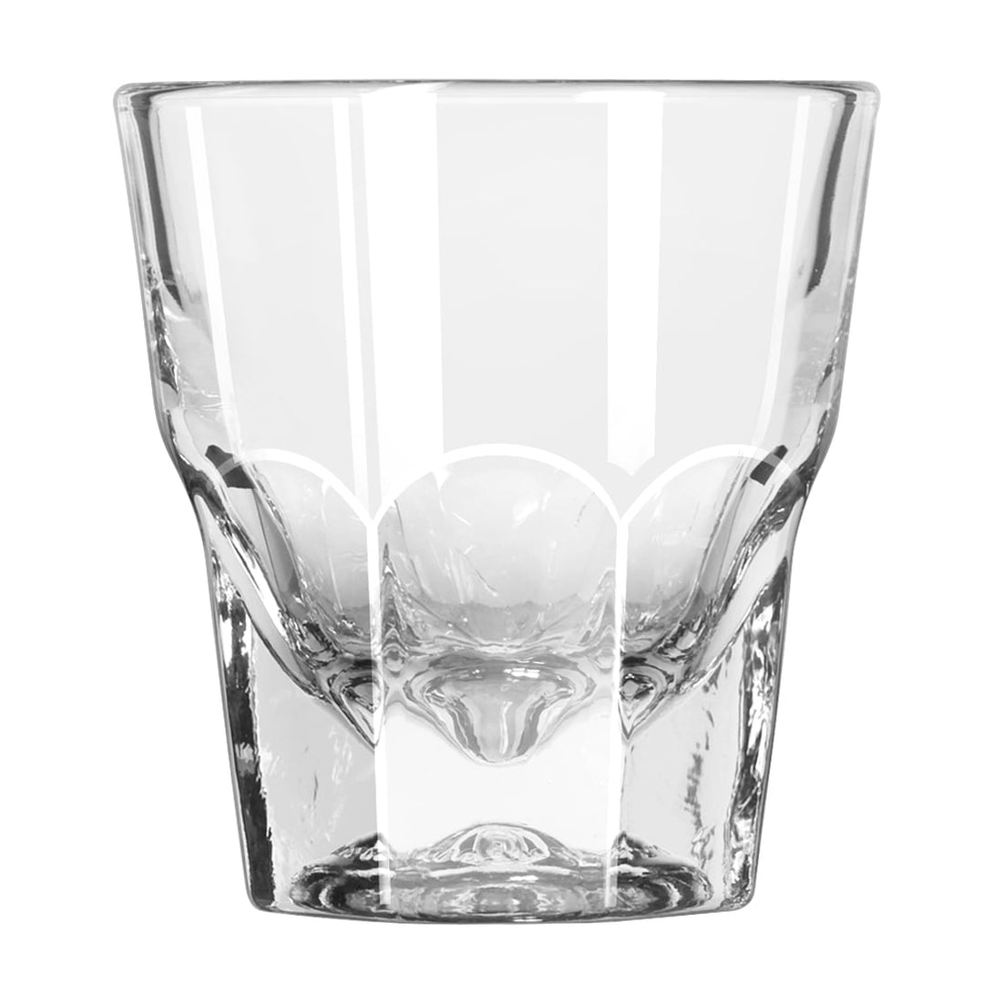 Iconic Gibraltar faceted design with a heavy base adds timeless style and stability.