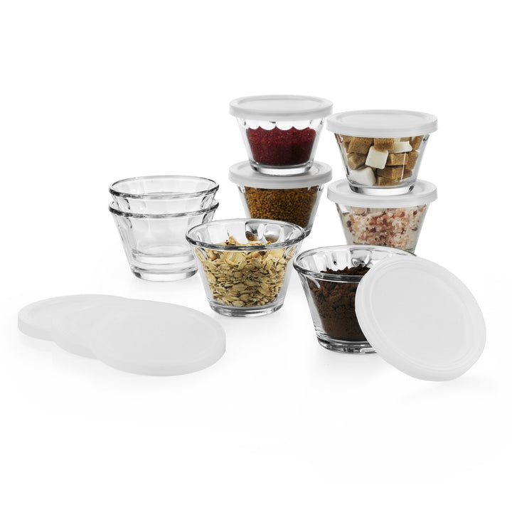 This durable dish set is designed to keep your ingredients fresh and flavorful for longer. Ideal for storing a variety of foods, the small bowls are crafted to maintain taste and quality, ensuring your creations stay as delicious as when they were first prepped. Perfect for everyday storage use, the bowls not only preserve freshness but also provide a stylish, practical solution for food storage