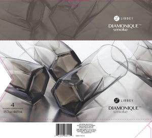 1710860/71491 Diamonique 4 Pc Smoke Cooler 15.7 oz. 16/Case