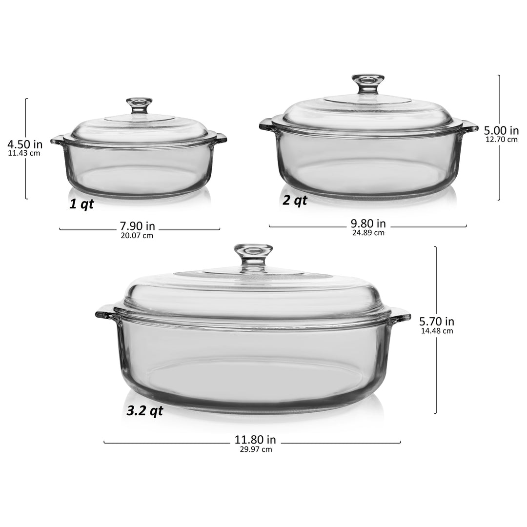 Stackable, extremely durable, and Dishwasher safe for quick, easy cleanup; to help preserve your products, please refer to the brand website for care and handling instructions