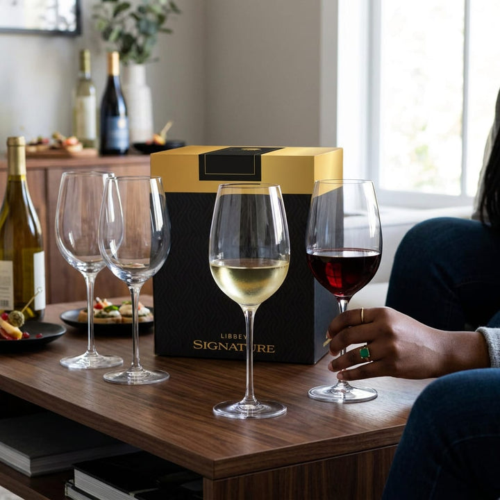 Versatile 16-ounce size is ideal for wine, water, or cocktails at any occasion.