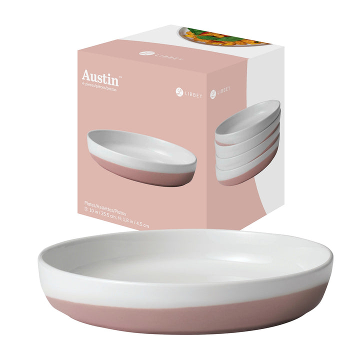 10-inch coupe-style plate is perfect for serving entrees of all kinds