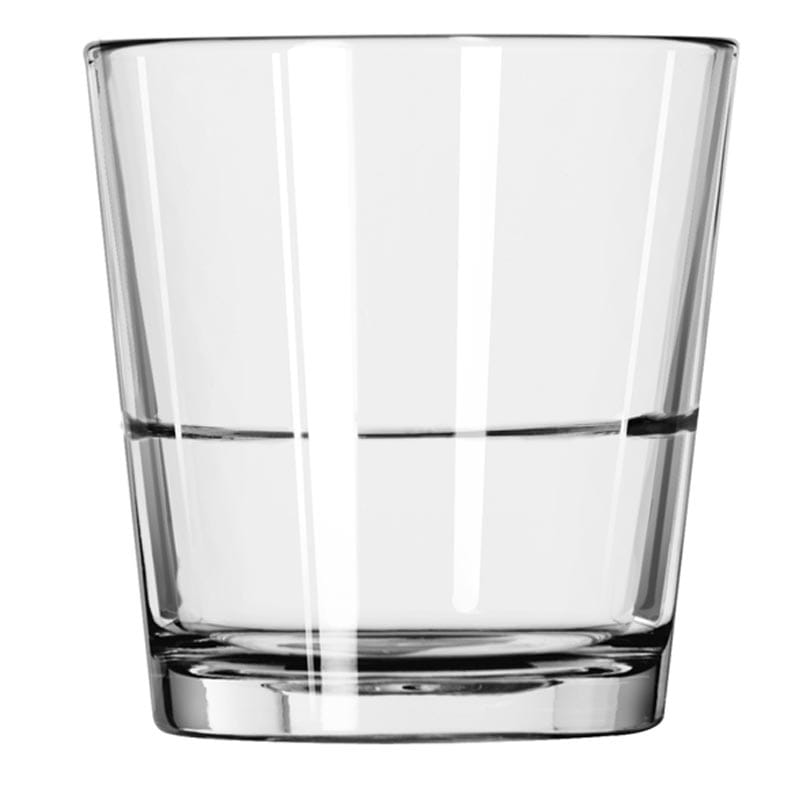 Includes 12, 9-ounce stacking rocks glasses (3.25-inch diameter x 3.5-inch height)