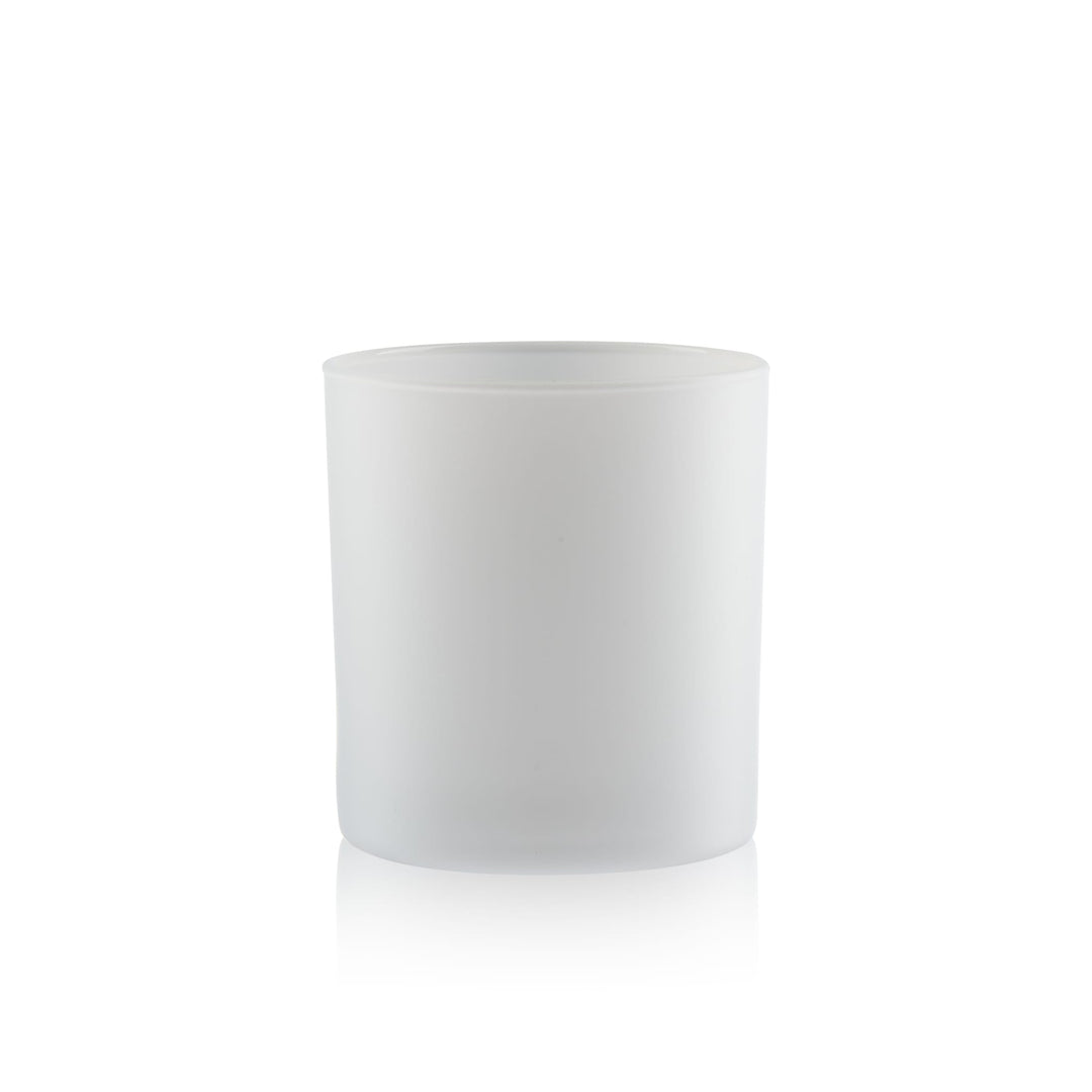 Candle Cylinder, White Matte Opaque Spray
