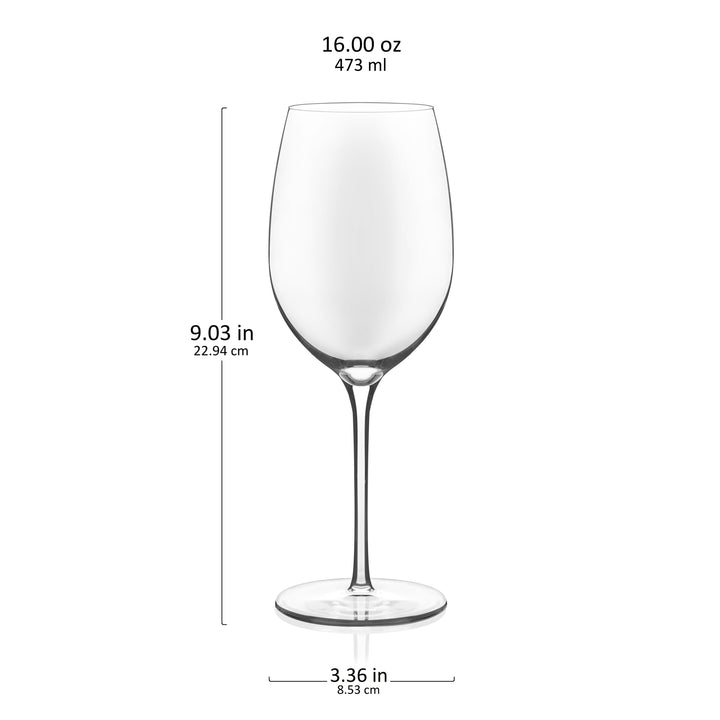 Libbey Signature Kentfield Estate copas de vino multiusos, 16 onzas, juego de 4