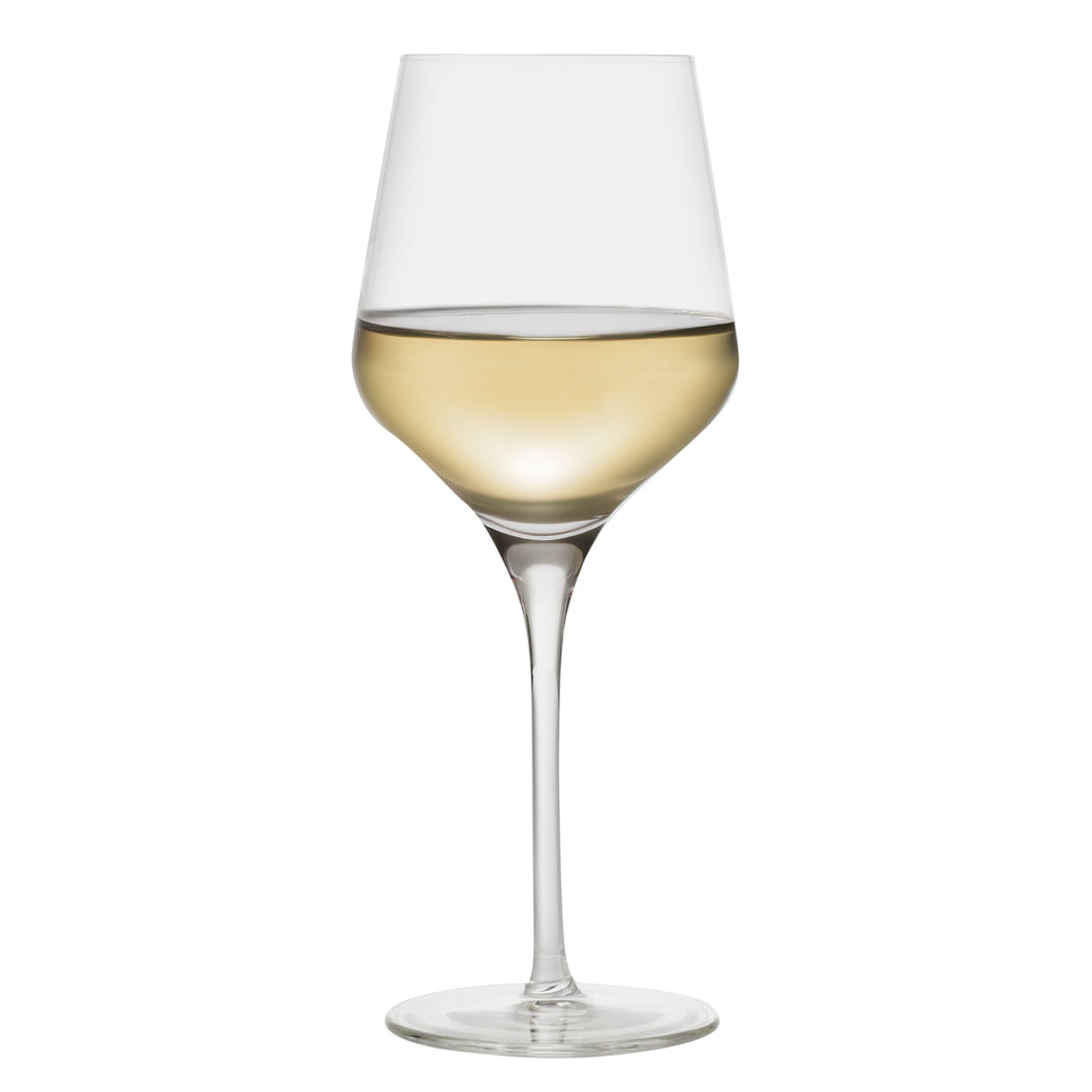 Stylish angular bowl enhances aromas and flavors for red, white, or rosé wines.