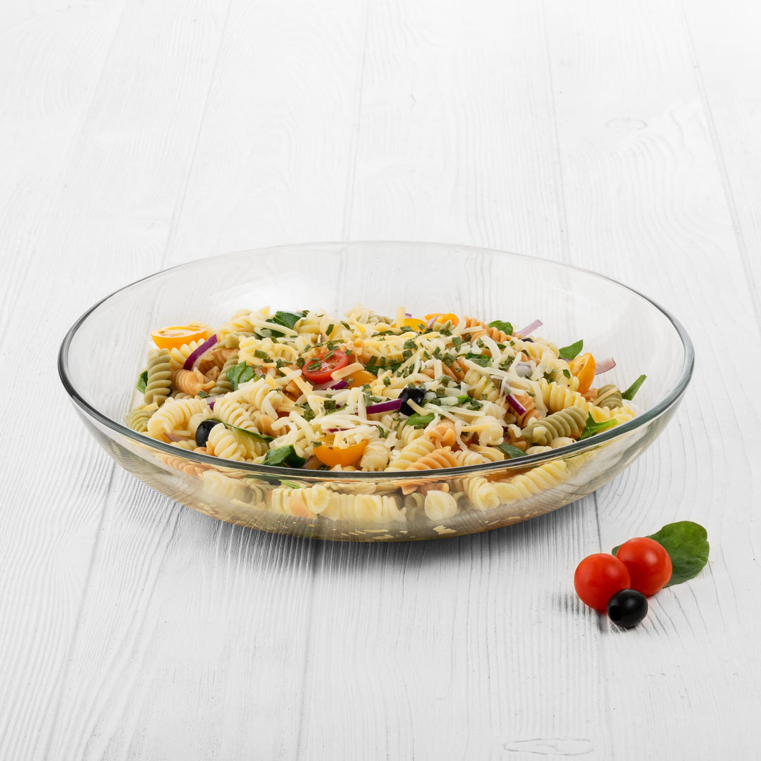 Dishwasher-safe glass ensures easy cleanup and convenient care for busy households and frequent entertainers.