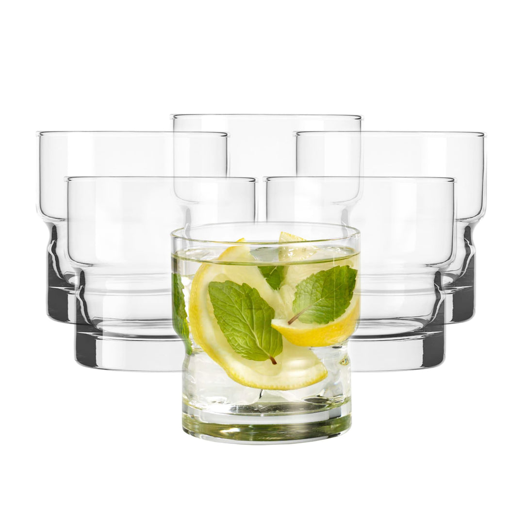 12-ounce double old fashioned glass is ideal for water, juice, cocktails and spirits