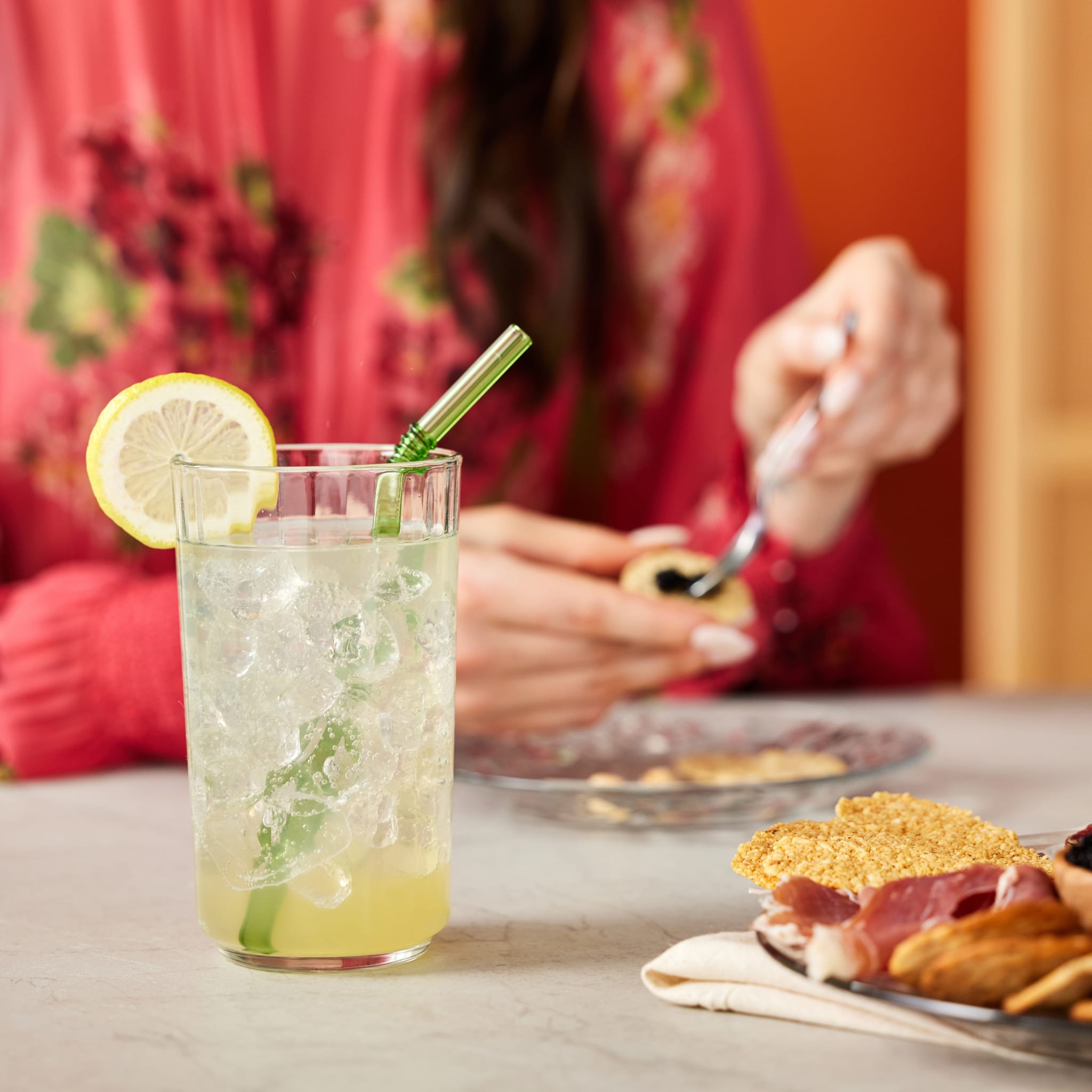 Libbey Paneled Tumbler Drinking Glasses - Thumbnail 3