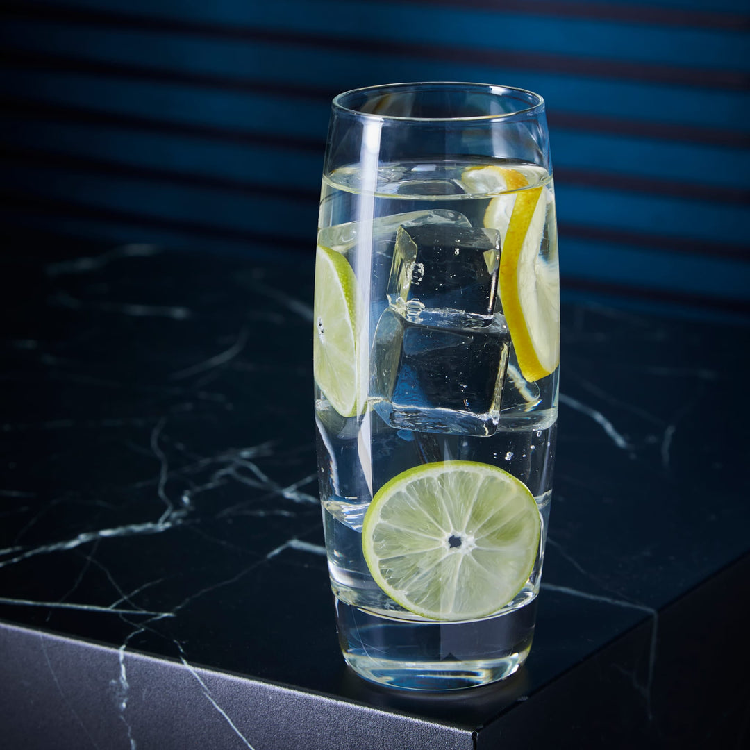 Versatile Kentfield design with a classically elegant shape; manufactured with Libbey's ClearFire formula for added brilliance, strength, and clarity