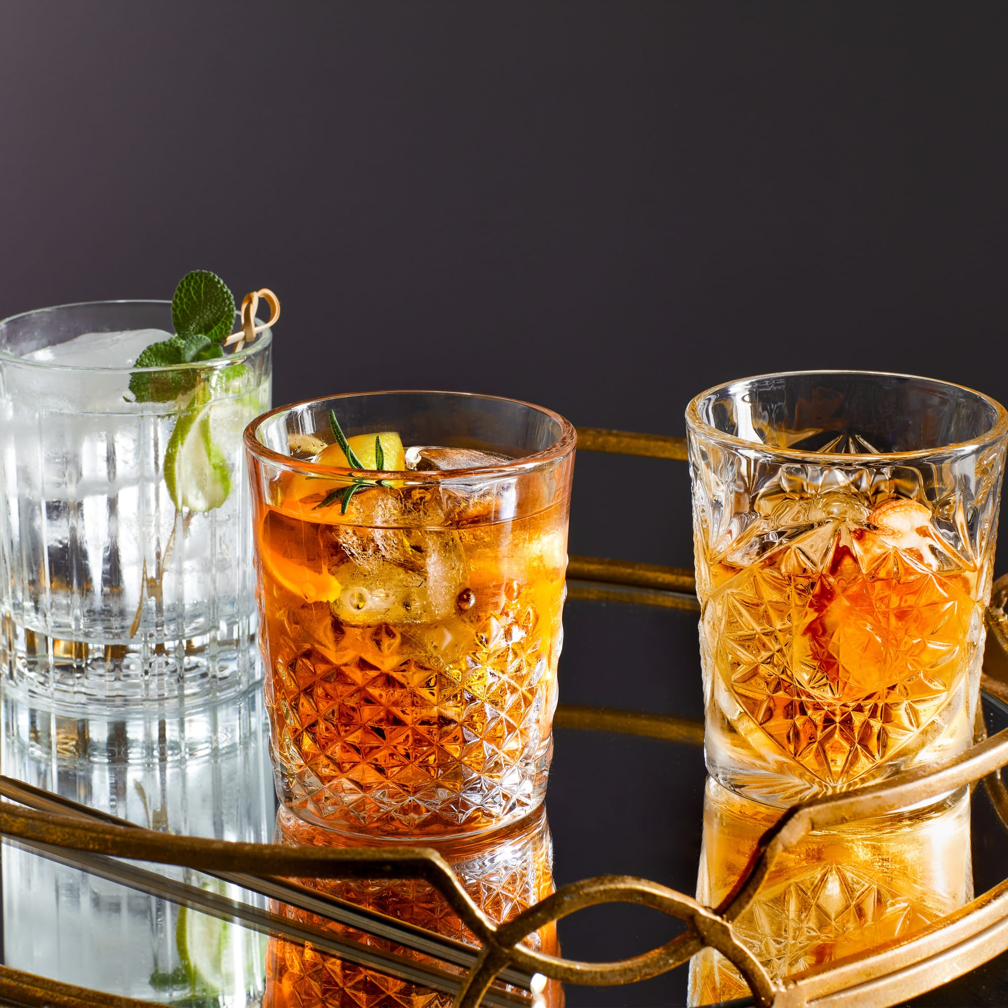 Libbey Carats Old Fashioned Glasses - Thumbnail 3