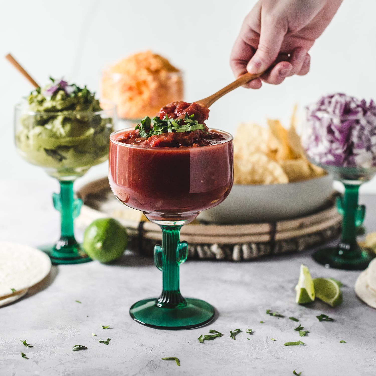 Libbey Cactus Margarita Glasses - Thumbnail 4