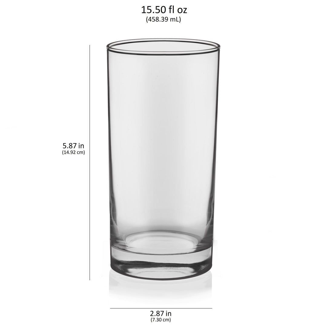 Libbey Heavy Base Tumbler Glasses, 15.5 ounce, Set of 8 – Libbey Shop