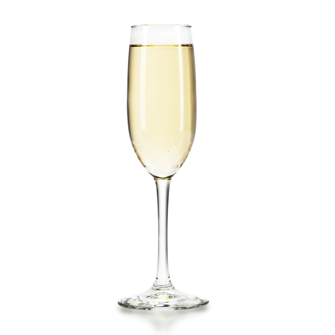 Ideal for champagne, mimosas, or desserts, this elegant flute glass will be sure to add to your celebration