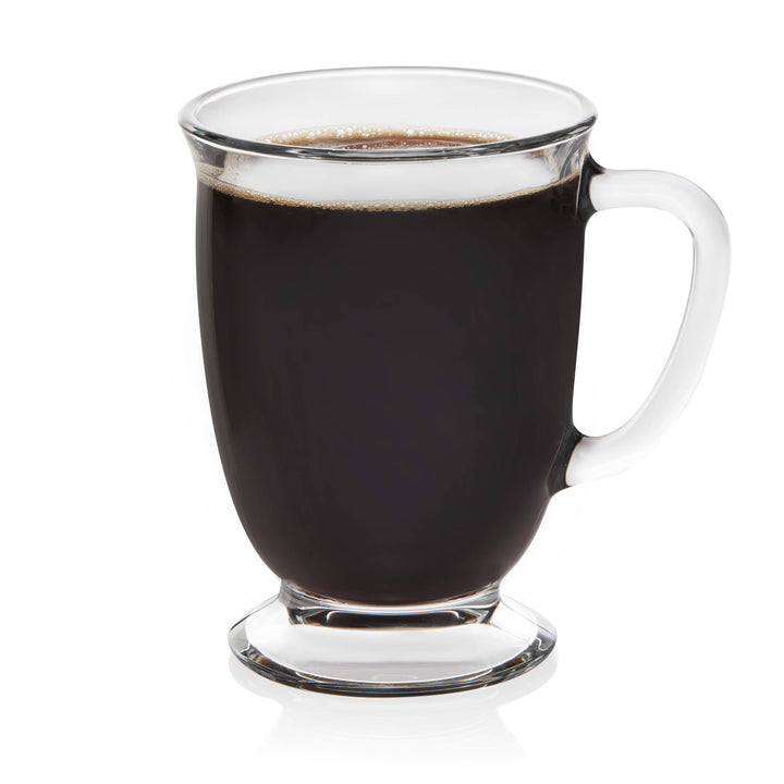 Tasses à café en verre Libbey Kona, 16 onces, lot de 6