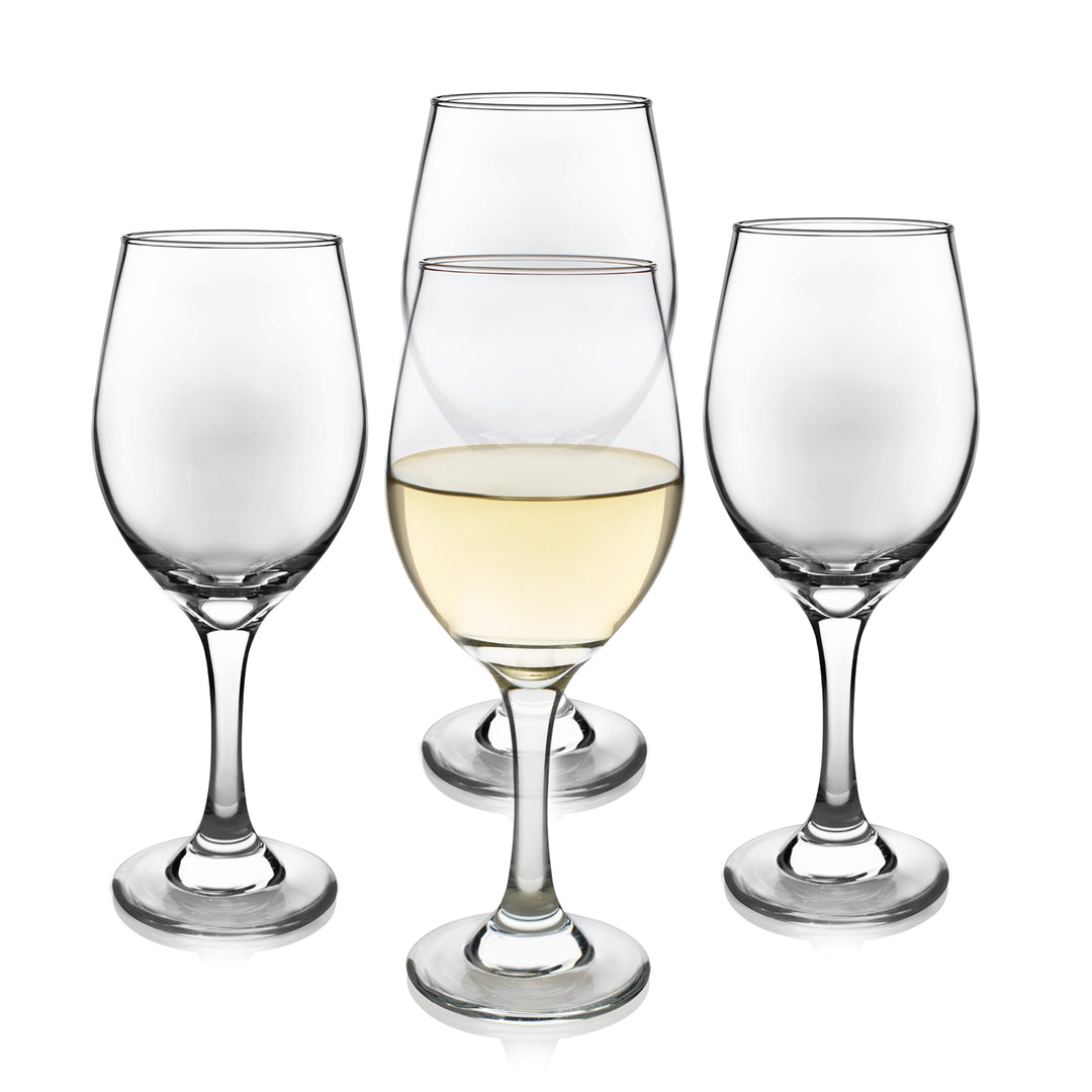 Libbey Classic White Wine Glasses, 11 ounce, Set of 4