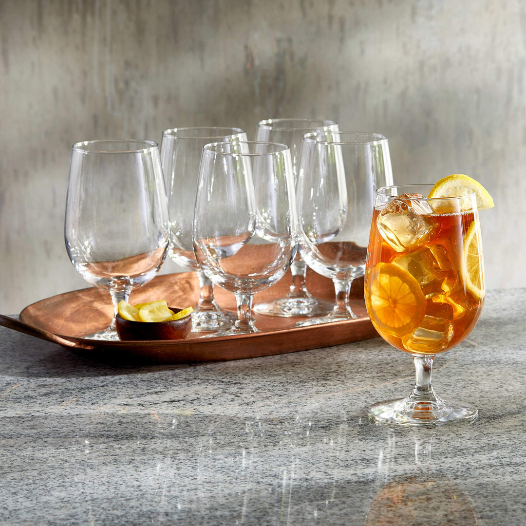 Chip-resistant rim prolongs the life of your glassware while excellent clarity showcases beverages