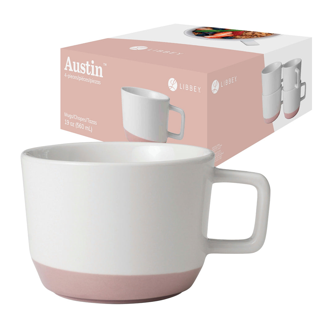 17.5-ounce mug is perfect for enjoying warm coffee, tea and cocoa