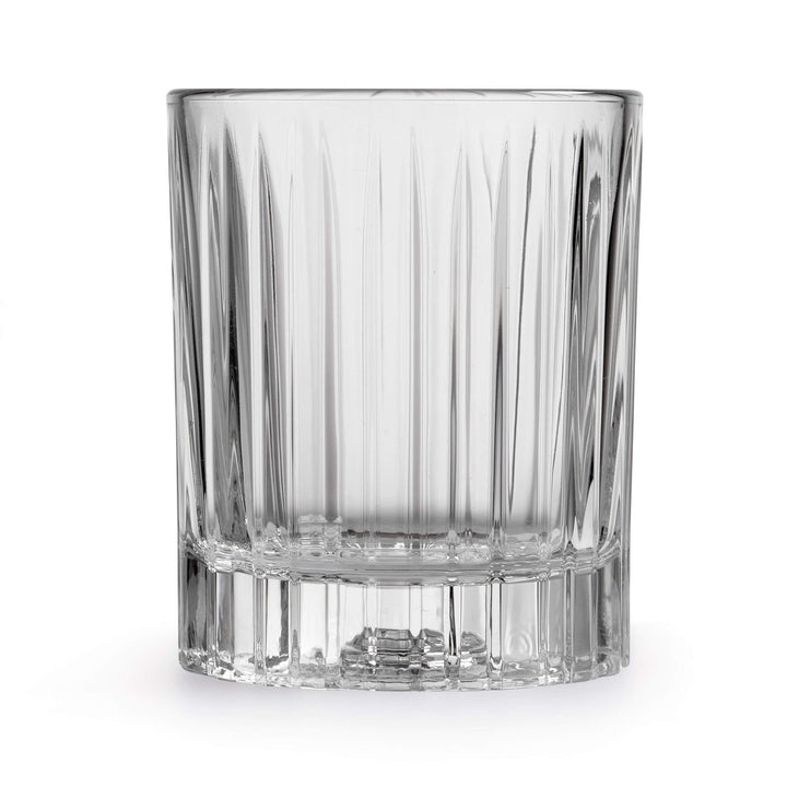 Includes 4, 12-ounce double old fashioned glasses (3.4-inch diameter by 4.1-inch height)