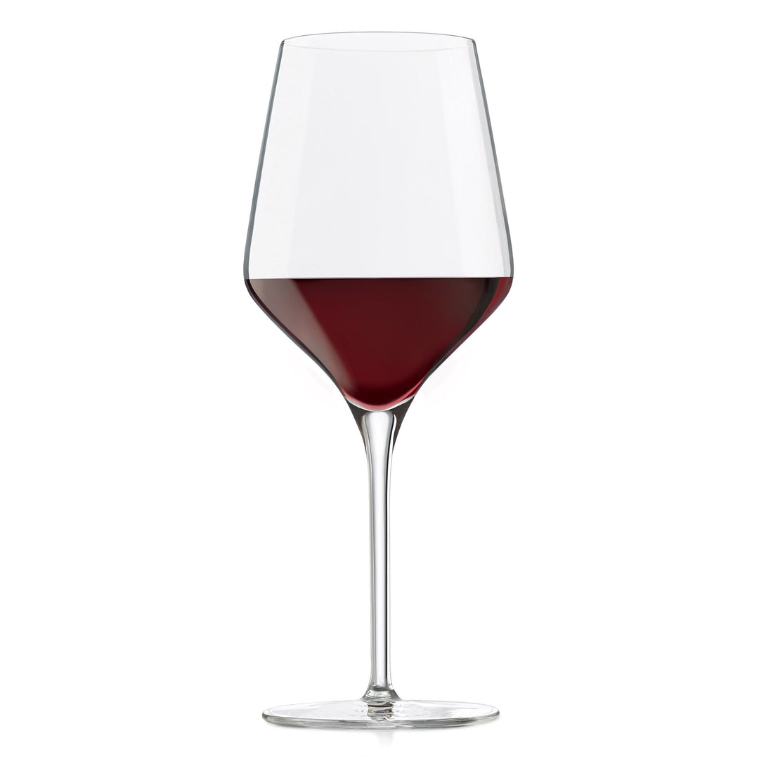 All-purpose wine glass is designed for impeccable balance in the hand and features sheer rims, thin walls and light weight