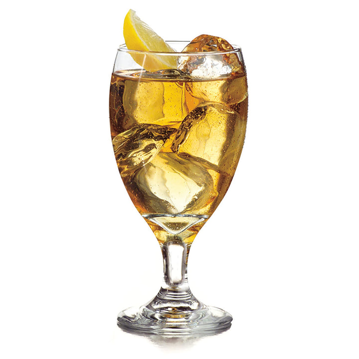 Libbey Classic Goblet Party Glasses, 16.25 ounce, Set of 12