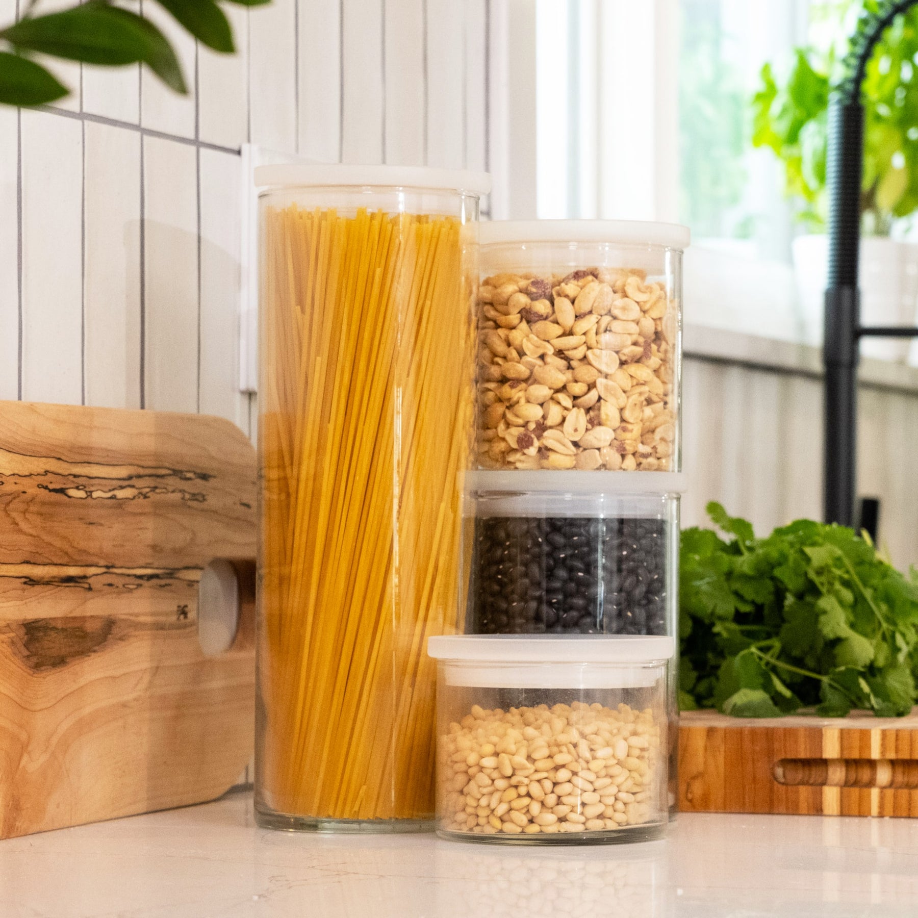 Lot 4 Boîtes Alimentaires En Verre Couvercle Plastique Compatible Micro Ondes Cheffinger Transparent Fcs4 Lot 4 Boîtes Alimentaires En Verre Couvercle Plastique Compatible Micro Ondes Cheffinger Transparent Fcs4