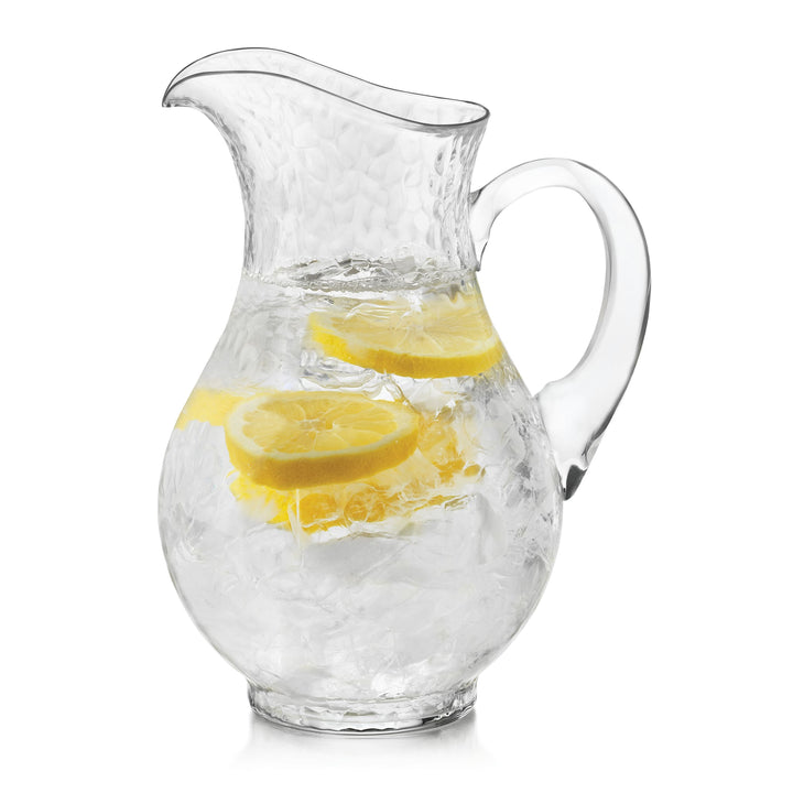 Large 86-fluid ounce capacity pitcher is perfect for serving margaritas, lemonade, iced tea, or water at gatherings.