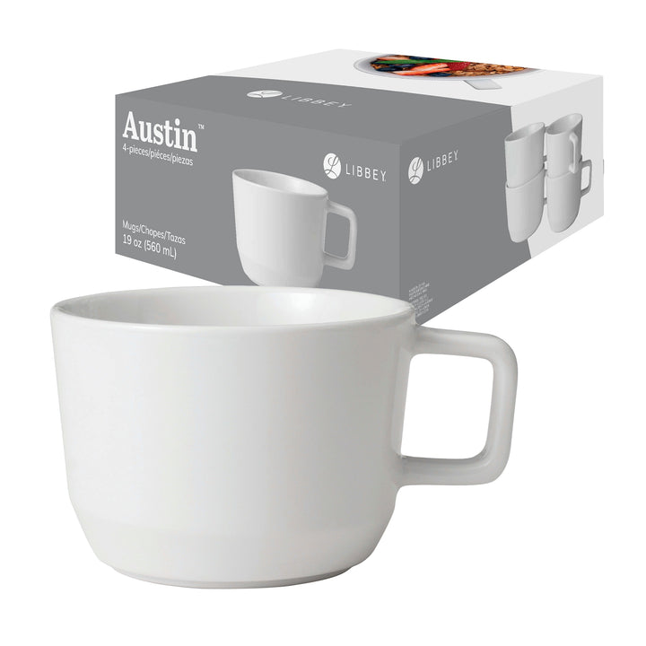 17.5-ounce mug is perfect for enjoying warm coffee, tea and cocoa