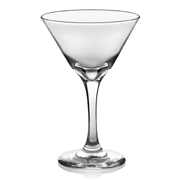 Includes 12, 7.5-ounce martini glasses