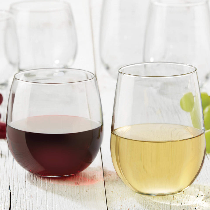 Ideal for Cabernet Sauvignon, Merlot, Chardonnay, Riesling, and more; versatile glasses also great for serving chilled water and cocktails
