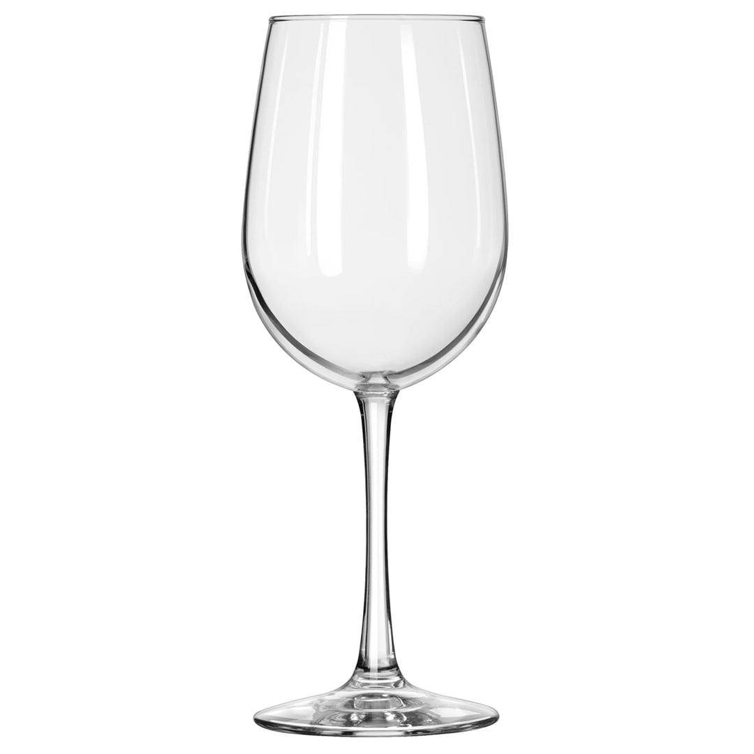 Includes 12, 16-ounce wine glasses (3.5-inch diameter x 9-inch height)