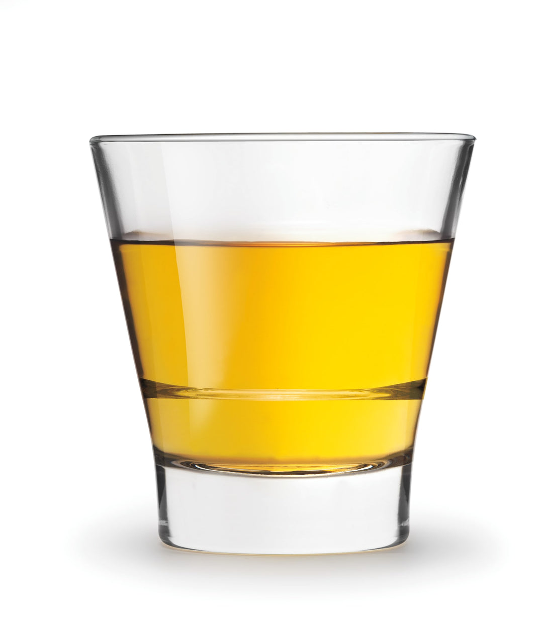 Large-capacity double old fashioned has wide rim with room for the ice