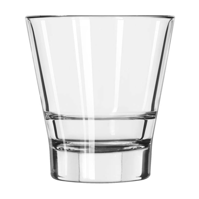 Large-capacity double old fashioned has wide rim with room for the ice