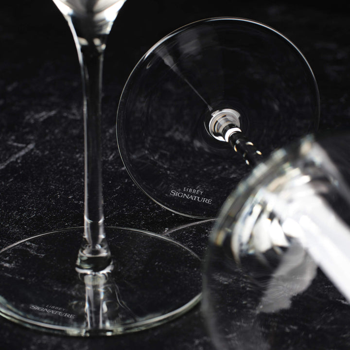 Stemware is designed to allow the wine to breathe and release its aromas