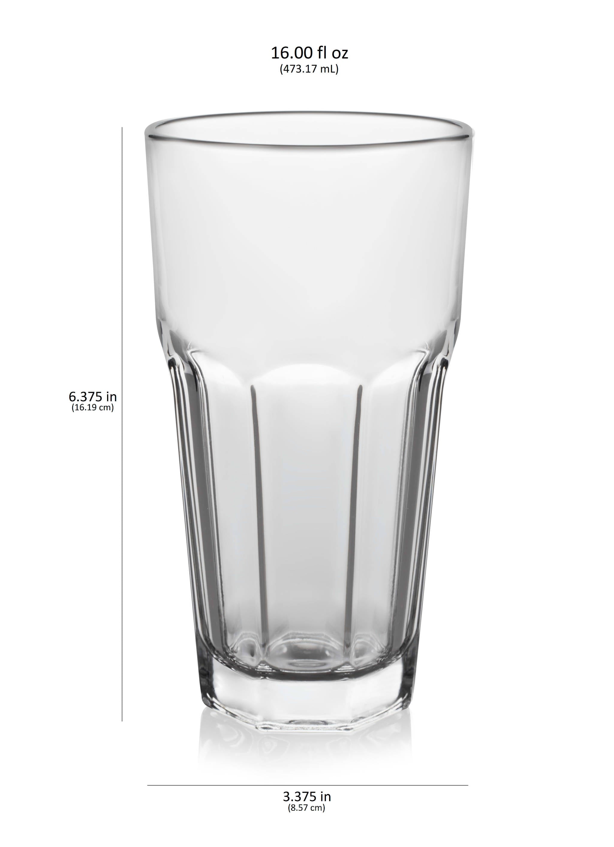 Libbey Gibraltar Tumbler Glasses, 16-ounce, Set of 12 – Libbey Shop