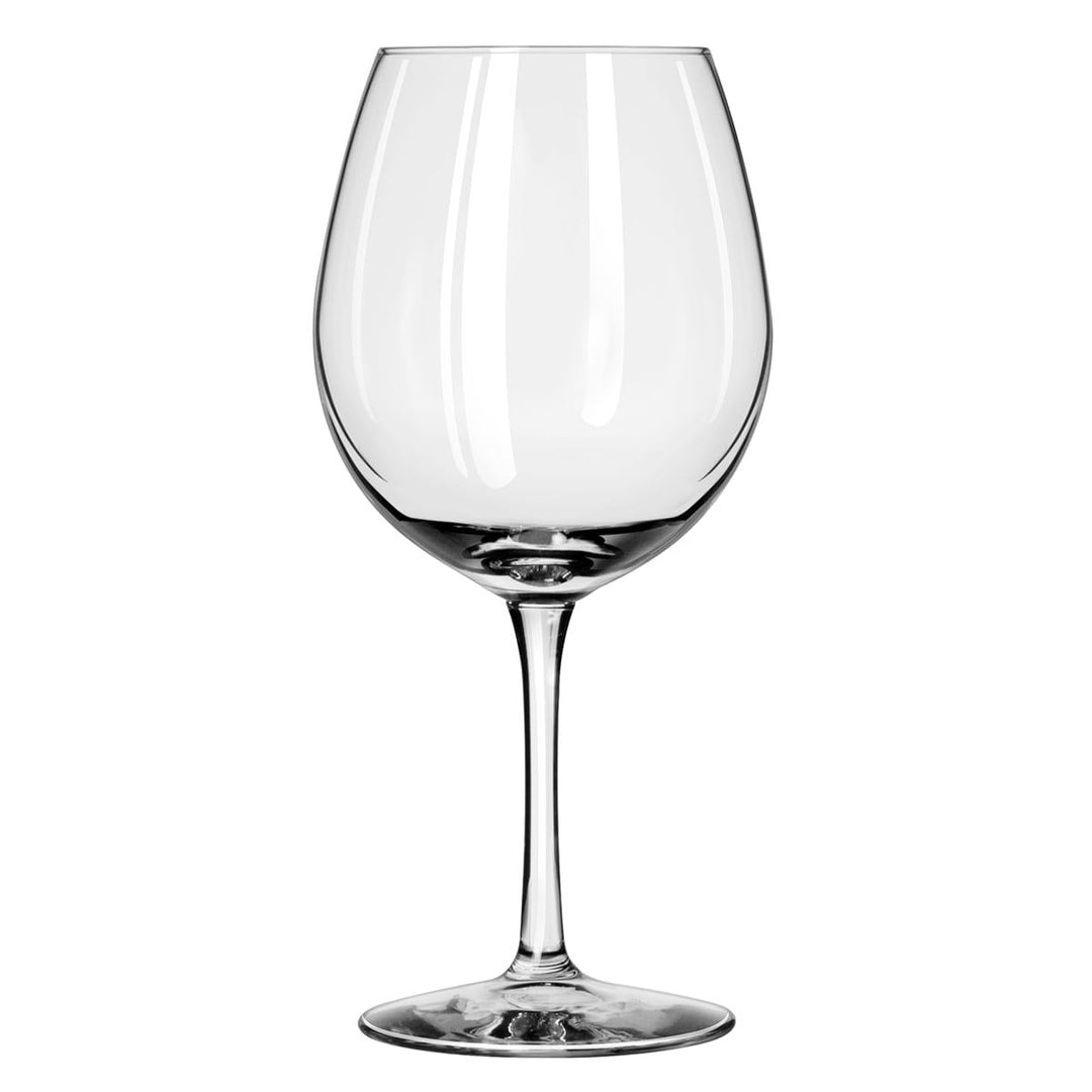 Includes 6, 18-ounce red wine glasses (3.9-inch diameter x 8-inch height)