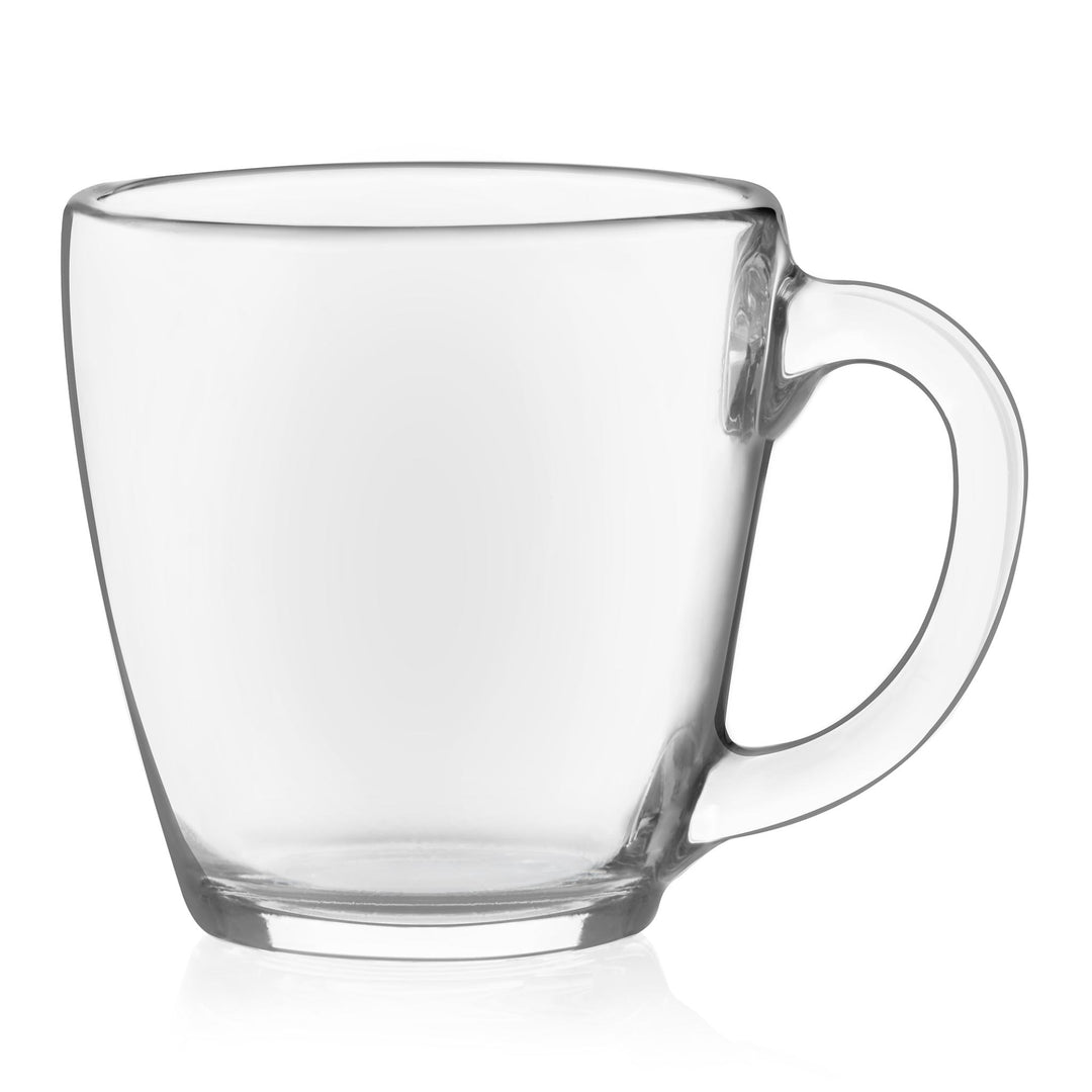 Libbey Tapered Glass Mugs, 15.5-ounce, Set of 8