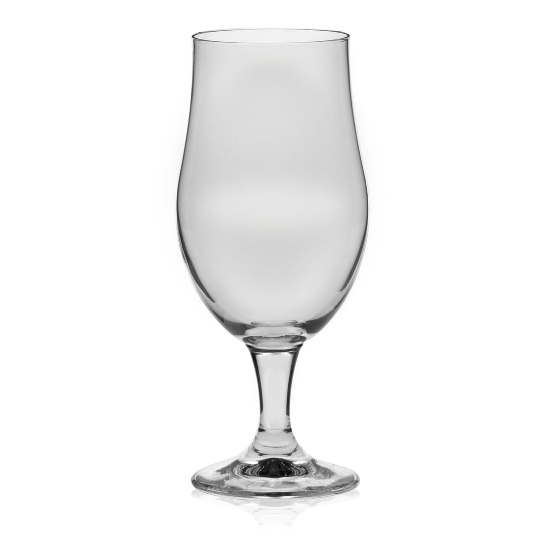 Includes 6, 16.5-ounce stemmed Belgian ale beer glasses