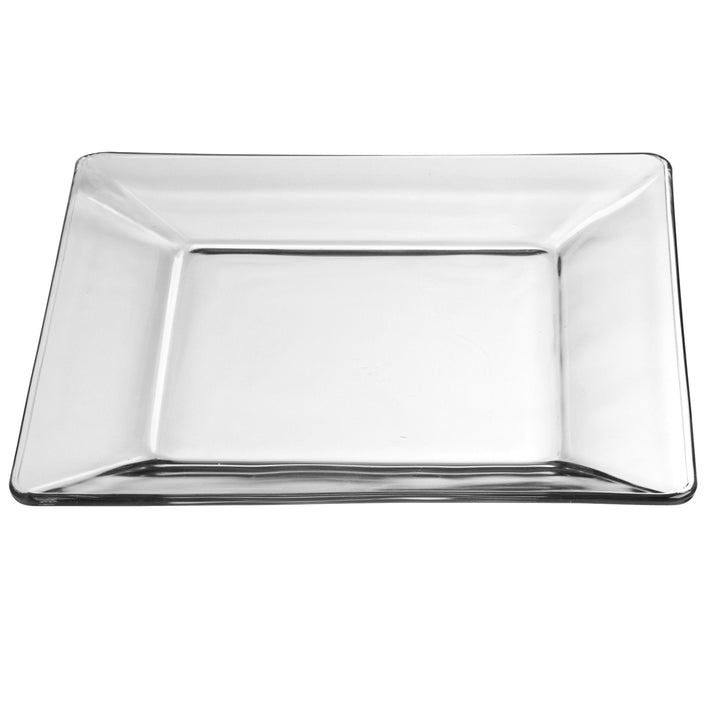 Includes four square dinner plates (10.3 x 10.3 x 0.9 inches), four square salad plates (8 x 8 x 0.6 inches) and four square side bowls (5.5 x 5.5 x 2.5 inches)