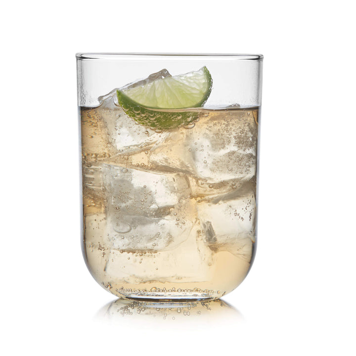 Sophisticated and versatile set of 8 double old-fashioned glasses are perfect for styling a wide range of cocktails -- eight 15-ounce rocks glasses